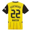Camisolas Borussia Dortmund Maatsen 22 Criança 1º Equipamento Principal 2024-25 Manga Curta
